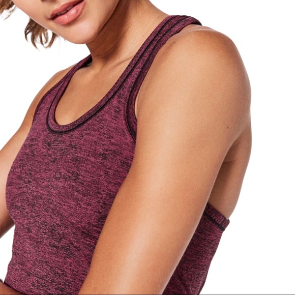 Lululemon Swiftly Tech Racerback Fuchsia Pink / Black size 10 - Picture 5 of 10